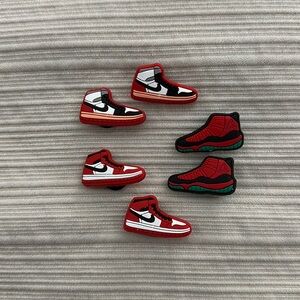 Set of 6 Nike Jordan Charms for Shoes NEW IN PACKAGE